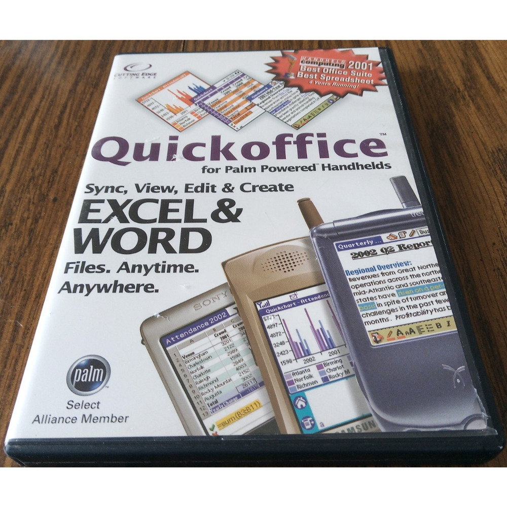 Quickoffice For Palm Powered Handhelds (2002 Cutting Edge Software)